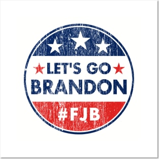 Let's Go Brandon Patriotic FJB Funny Political Posters and Art